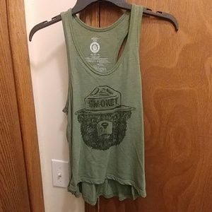 Target brand Smokey the Bear tank top